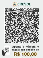doação de 100 REAIS